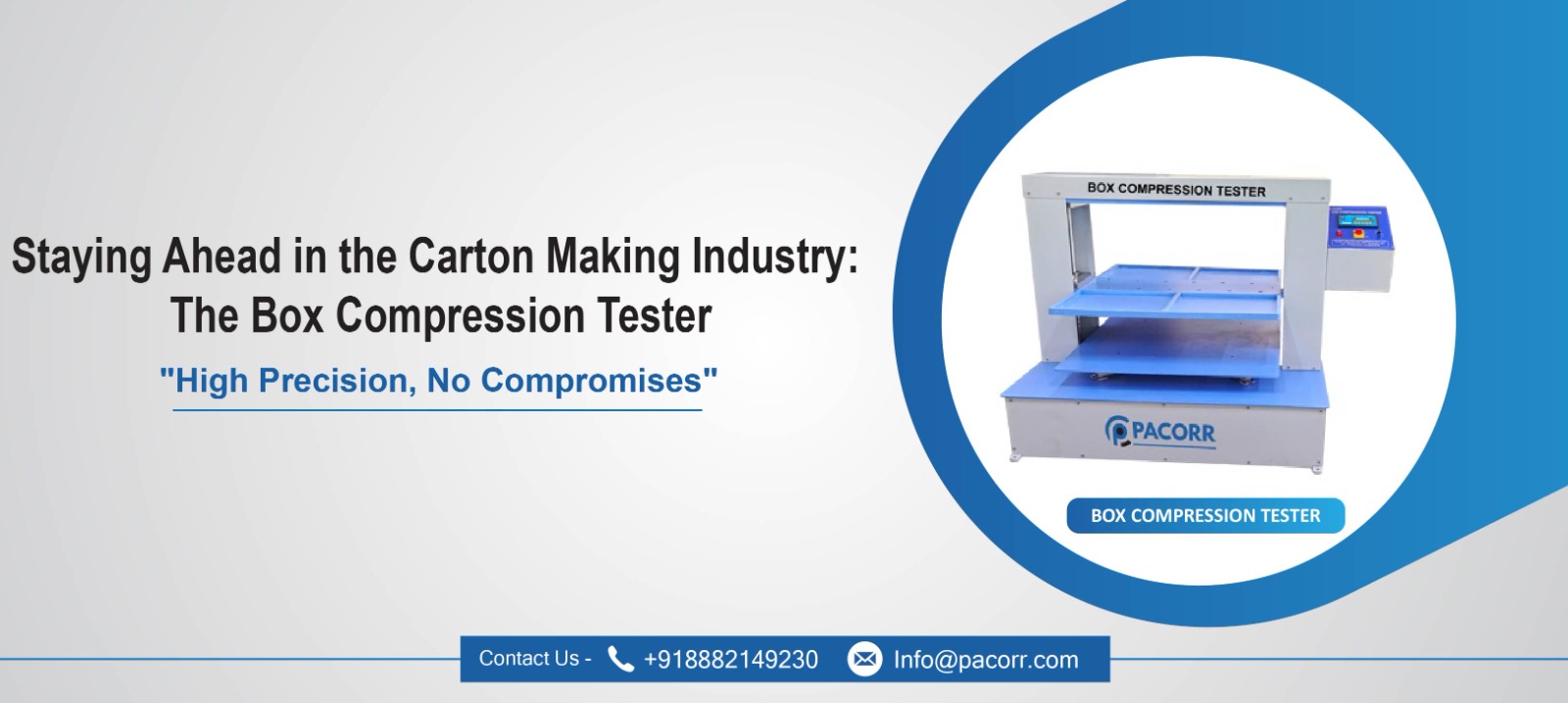 Staying Ahead in the Carton Making Industry: The Box Compression Tester Staying Ahead in the Carton Making Industry: The Box Compression Tester