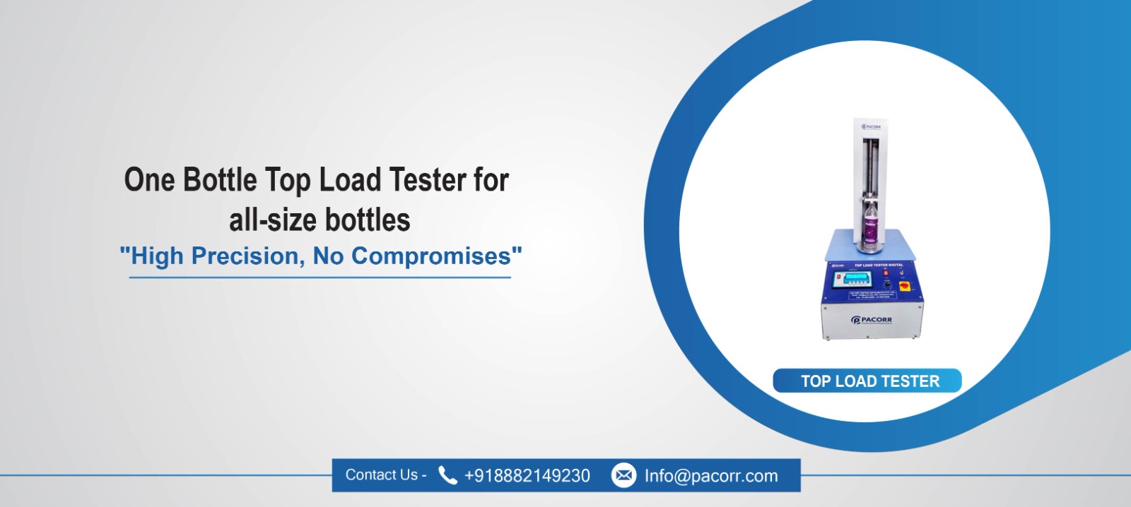 One Bottle Top Load Tester for all-size Bottles