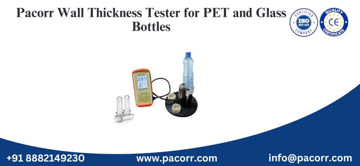 Pacorr Wall Thickness Tester for PET and Glass Bottles Pacorr Wall Thickness Tester for PET and Glass Bottles