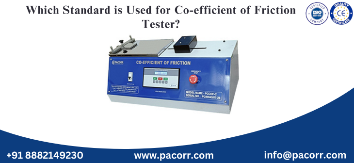 Which Standard is Used for Co-efficient of Friction Tester? | Pacorr