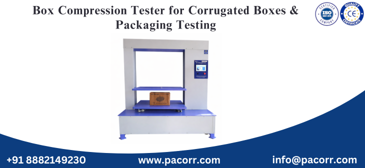 Box Compression Tester for Corrugated Boxes & Packaging Testing