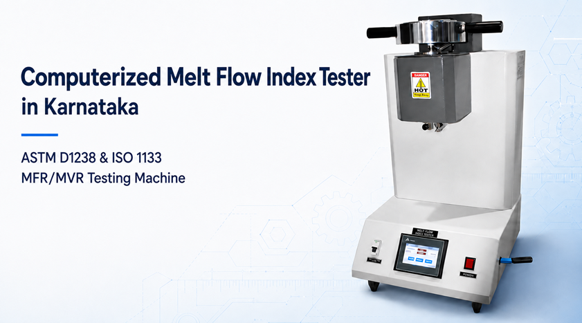 Computerized Melt Flow Index Tester in Karnataka | ASTM D1238 & ISO 1133 MFR/MVR Testing Machine
