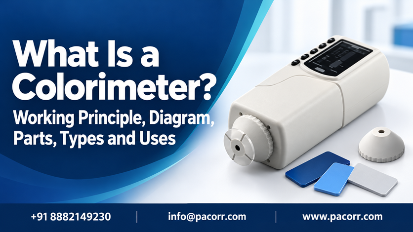 What Is a Colorimeter? Working Principle, Diagram, Parts, Types and Uses