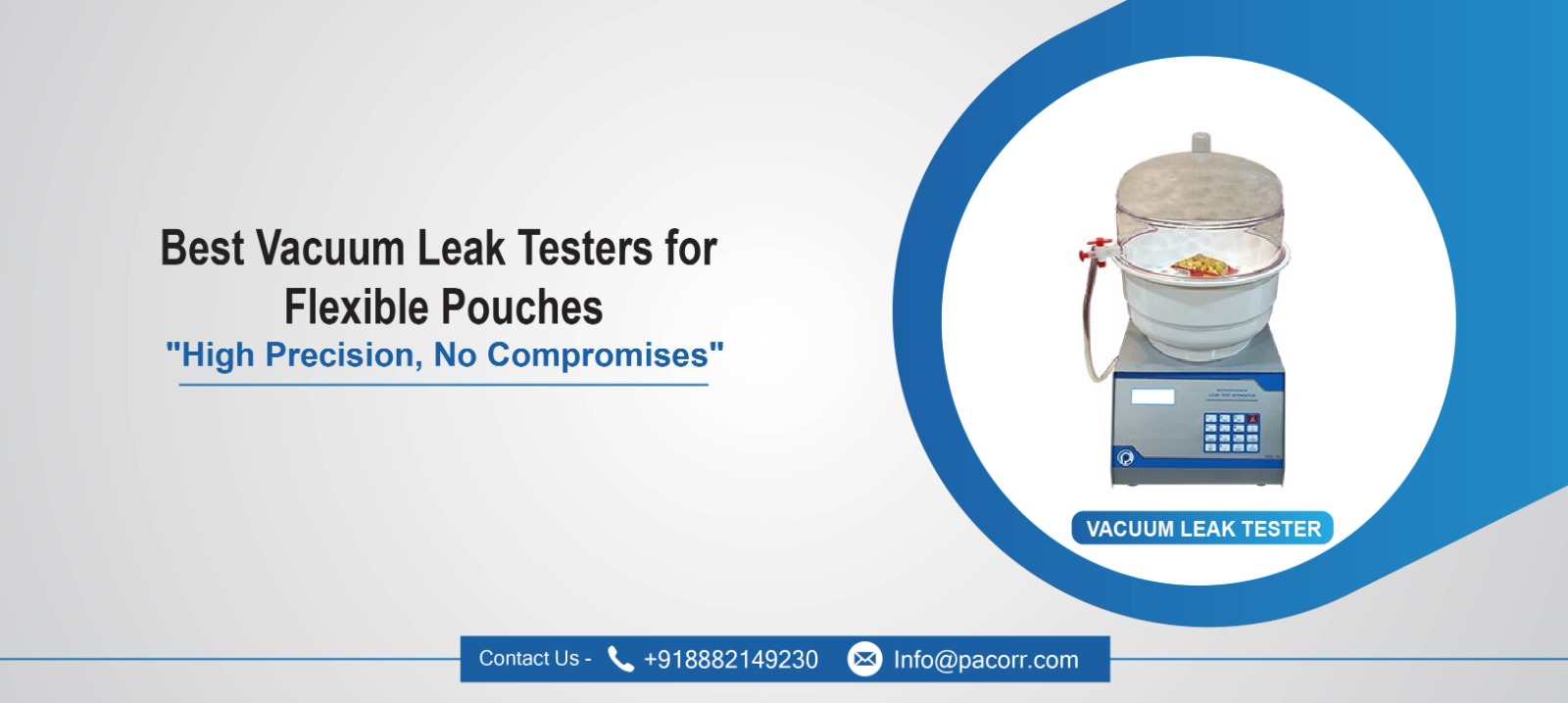Best Vacuum Leak Testers for Flexible Pouches Best Vacuum Leak Testers for Flexible Pouches