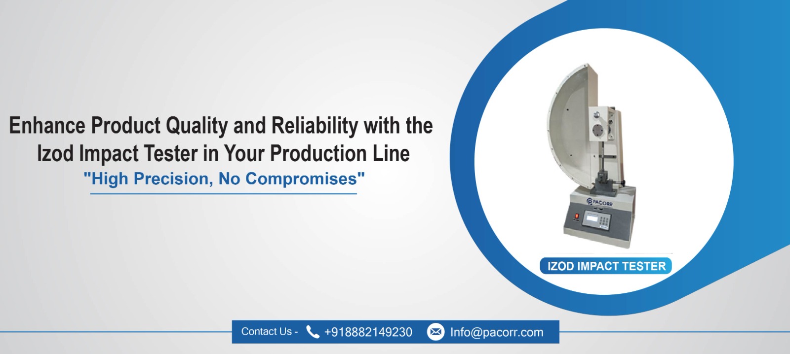 Enhance Product Quality and Reliability with the Izod Impact Tester in Your Production Line