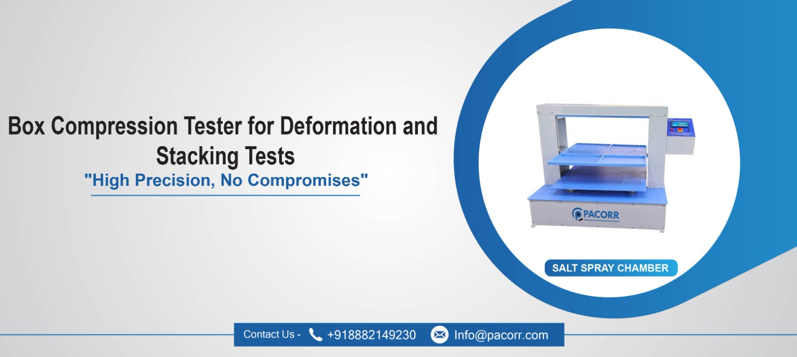 Box Compression Tester for Deformation and Stacking Tests Box Compression Tester for Deformation and Stacking Tests
