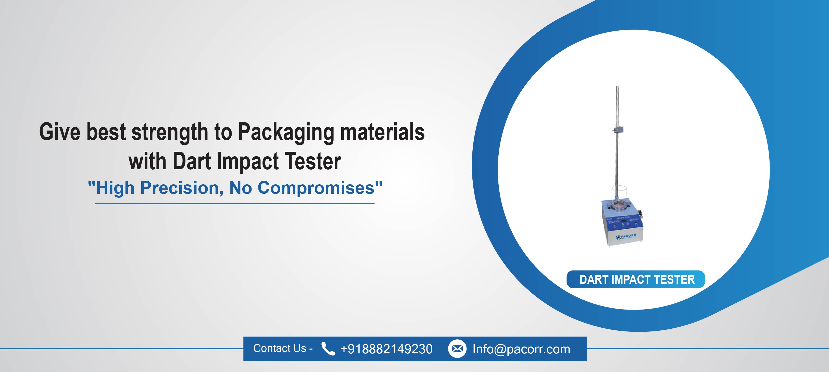 Give Best Strength to Packaging Materials with Dart Impact Tester Give Best Strength to Packaging Materials with Dart Impact Tester