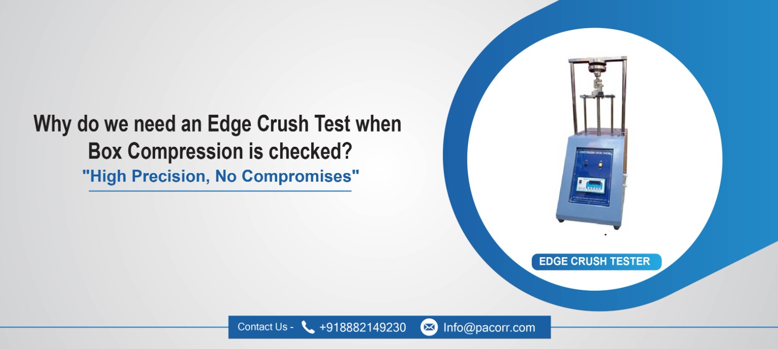 Why do we need an Edge Crush Test when Box Compression is checked? Why do we need an Edge Crush Test when Box Compression is checked?