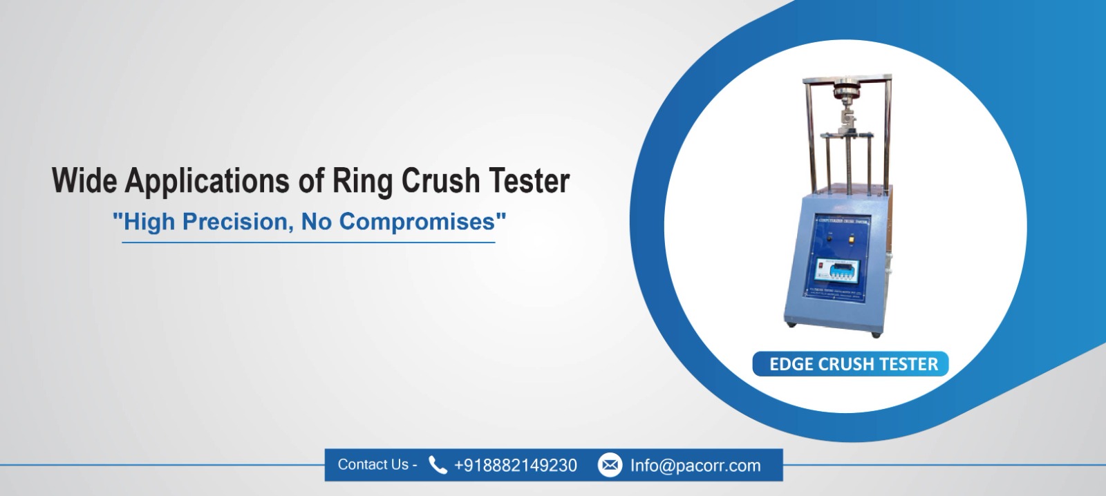 Wide Applications of Ring Crush Tester Wide Applications of Ring Crush Tester