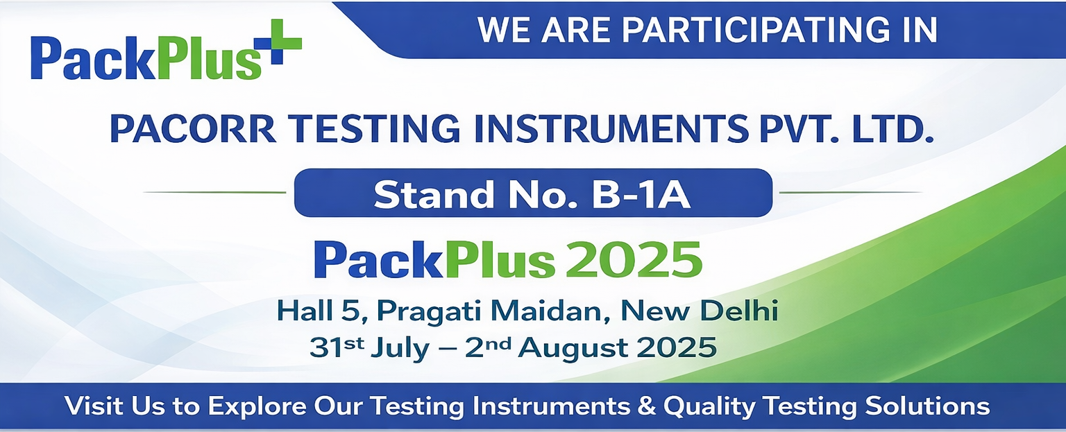 Pacorr at PackPlus 2025 | Testing Instruments Exhibition New Delhi