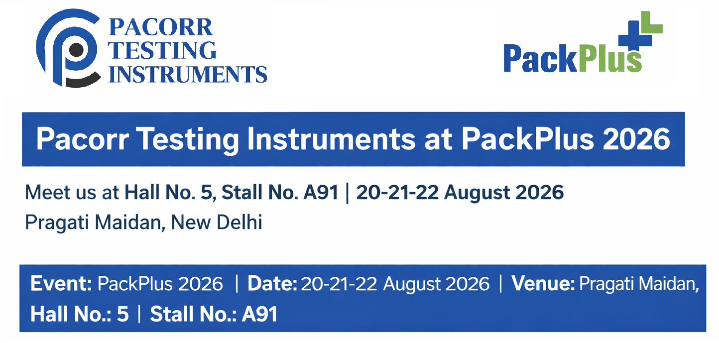 Pacorr at PackPlus 2026 | Testing Instruments Exhibition, New Delhi