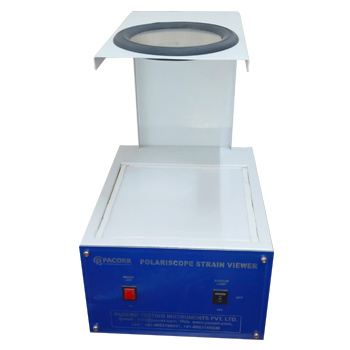 Polariscope Strain Viewer for Glass and Plastics